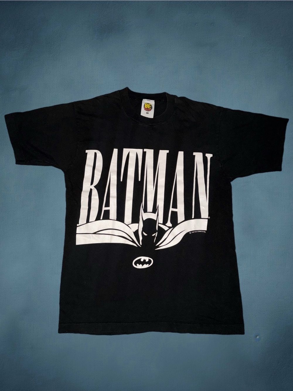 Vintage 1991 DC Comics Batman black t-shirt